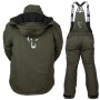 Fox Green & Silver Winter Fishing Suit Back