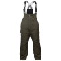 Fox Green & Silver Winter Fishing Suit Bib n Brace Front