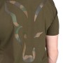 Fox Khaki Fox Head Logo T-Shirt Close Up 2