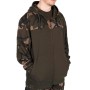 Fox Lightweight Khaki & Camo Split Zip Hoodie In Use 1