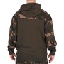 Fox Lightweight Khaki & Camo Split Zip Hoodie In Use 2