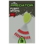 Fox Rage Predator Float Stops - Red x20 1