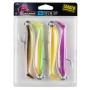 Fox Rage Ultra UV Zander Pro Shad Mixed Colour Loaded Fishing Lure Pack 12cm