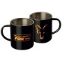Fox Stainless Steel Fishing Mug Front & Back