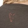 Fox Womans Fishing V Neck T-Shirt Close Up 2