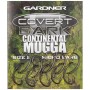 Gardner Covert Dark Continental-Mugga Hooks Barbed