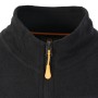Guru Black Fleece Gilet Close Up 1
