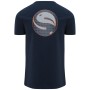 Guru Intersect Navy Fishing T-Shirt Back