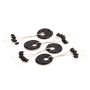 Advanta Rubber Rig / Float Stops - Black