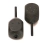 Advanta Inline Square Pear Carp Leads - Pack of 5