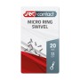 JRC Contact Micro Ring Fishing Swivel Size 20