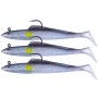 Kiddy Sidewinder Super Holographic Sandeel Lures Natural - Yellow