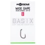 Korda Basix Wide Gape Hooks Size 8 Micro Barbed