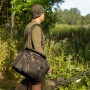 Korda Compac Dark Kamo Cube Carryall In Use 3