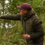 Korda Hybrid Olive Fishing Jacket In Use 1