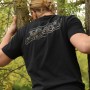 Korda Kore Digital Camo TK Black Fishing T-Shirt In Use 1