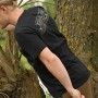 Korda Kore Digital Camo TK Black Fishing T-Shirt In Use 3