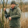 Korda Kore Drykore Fishing Jacket Olive In Use 1