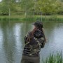 Korda KORE TK Fishing Hoodie Light Kamo In Use 4