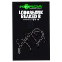 Korda Longshank Beaked Hooks Micro Barbless Size 8