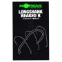 Korda Longshank Beaked Hooks Micro Barbless Size 2