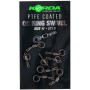 Korda PTFE Coated QC Ring Swivel 8