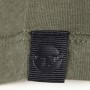 Korda Scaley Olive Tee Close Up Logo