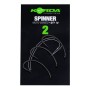 Korda Spinner Fishing Hooks Size 2