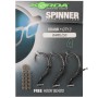 Korda Spinner Hook Sections Krank 4 Barbless