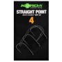Korda Straight Point Hooks - Micro Barbed 6