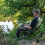 Korum Aeronium Supa-Lite Reclining Fishing Chair In Use 1