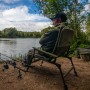 Korum Aeronium Supa Lite Fishing Chair Deluxe In Use 2