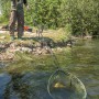 Korum Allrounder Tele Landing Net Handle In Use