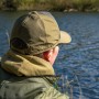 Korum Camo Waterproof Cap In Use 2