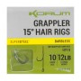 Korum Fishing Grappler Hair Rigs 15 Inch Barbless 2