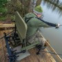 Korum S23 Accessory Fishing Chair Deluxe In Use 3