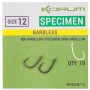 Korum Xpert Specimen Fishing Hooks Barbless Size 12