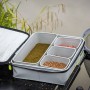 Matrix EVA Fishing Bait Cooler Tray Light Grey Inc 4 Tubs In Use 2