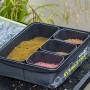 Matrix EVA Fishing Bait Tray Inc 4 Tubs In Use 2