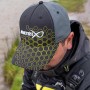 Matrix Hex Print Black Baseball Cap In Use 4