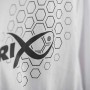 Matrix Hex Print White T-Shirt Close Up 2