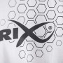 Matrix Hex Print White T-Shirt Close Up 3