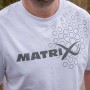 Matrix Hex Print White T-Shirt In Use 2
