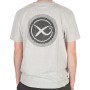 Matrix Large Logo Marl Grey / Lime Fishing T-Shirt Back