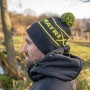 Matrix Bobble Hat - Lime & Grey
