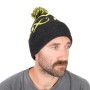 Matrix Bobble Hat - Lime & Grey