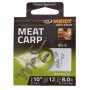 Middy Barbless Meat Carp Fishing Hooks-to-Nylon 12-8lb