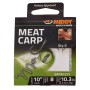 Middy Barbless Meat Carp Fishing Hooks-to-Nylon 8-10.3lb