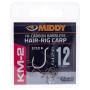 Middy KM-2 Hair-Rig Eyed Hooks Size 12