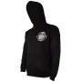 Monkey Climber Ape Hoodie Black Hood Up